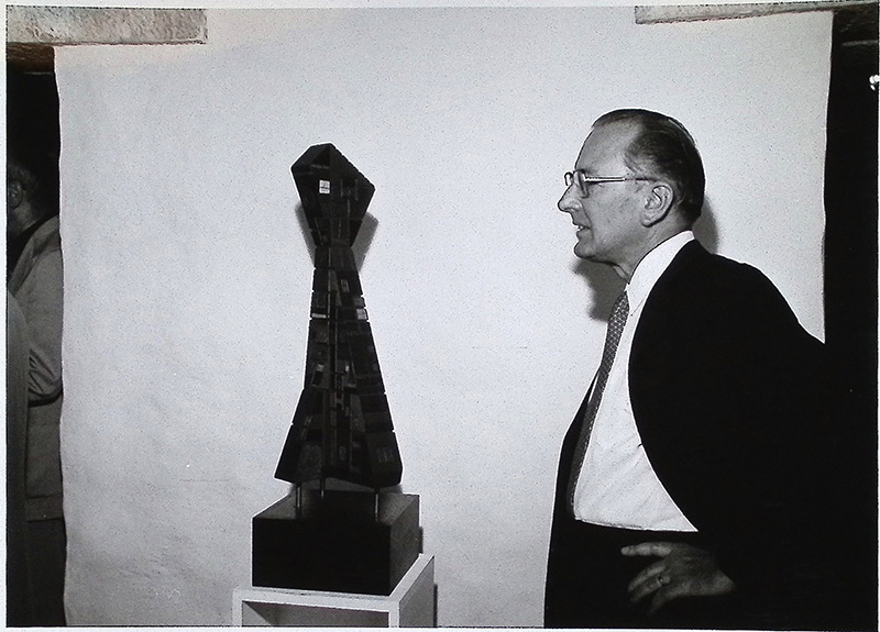 Inaugurazione della rassegna antologica delle opere pittoriche di Luigi Spacal al Bastione fiorito del Castello di San Giusto a Trieste